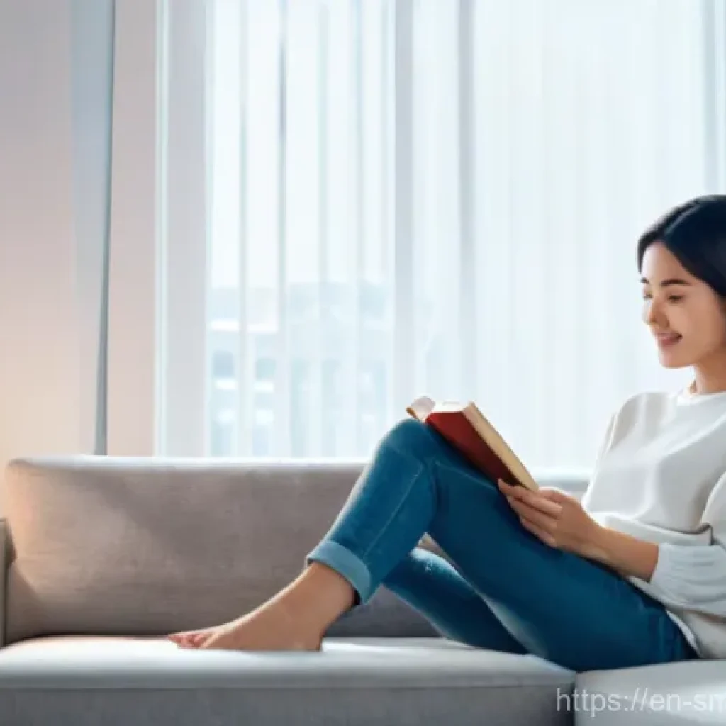 스마트홈 앱 추천 및 사용법 - **Prompt: Predictive Comfort in a Modern Living Room**
    An intricately detailed image of a cozy, ...