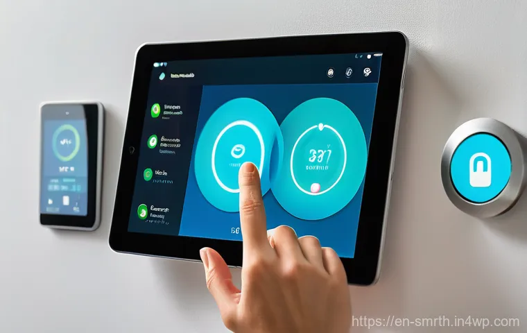 스마트홈 앱 추천 및 사용법 - **Prompt: Predictive Comfort in a Modern Living Room**
    An intricately detailed image of a cozy, ...