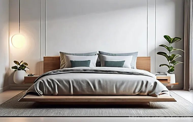 스마트홈 앱 추천 및 사용법 - **Prompt: Unified Smart Home Control Hub**
    A close-up, high-angle shot of a person's hands holdi...